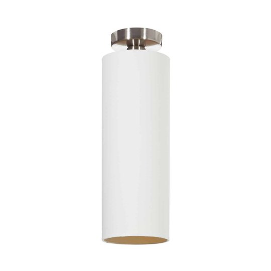 Lucande Patrik textiltaklampa Ø 15 cm creme