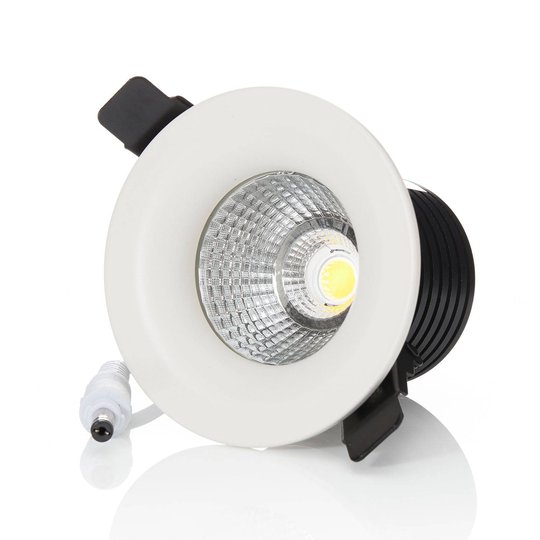Arcchio Fortio LED-inbyggnadslampa 3 000K 30° vit