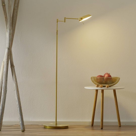 B-Leuchten Graz LED-golvlampa, mässing