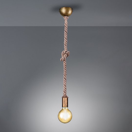 Pendellampa Rope med dekorativt rep 1 lampa