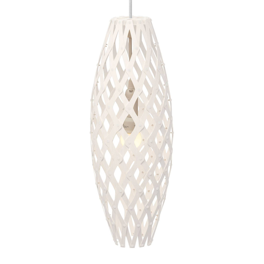 david trubridge Hinaki hänglampa 50 cm vit