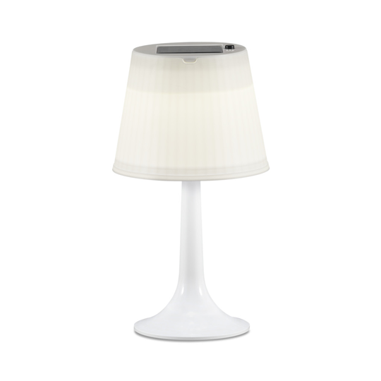 Assisi bordlampa solcell LED (Vit)
