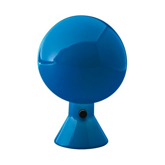 Blå designerbordslampa ELMETTO