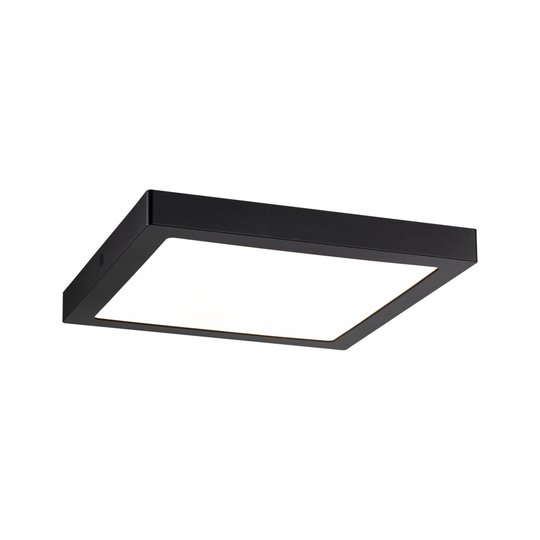 Paulmann Abia LED-panel kantig, matt svart