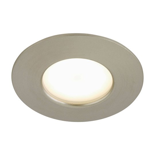 LED-inbyggnadslampa Till, utomhus, matt nickel