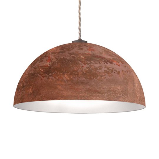 Pendellampa Cult Vintage, koppar, Ø 50 cm