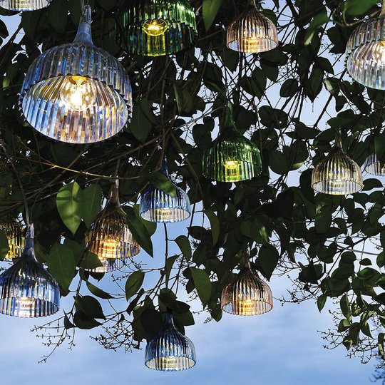 Kartell É - pendellampa med LED, transparent