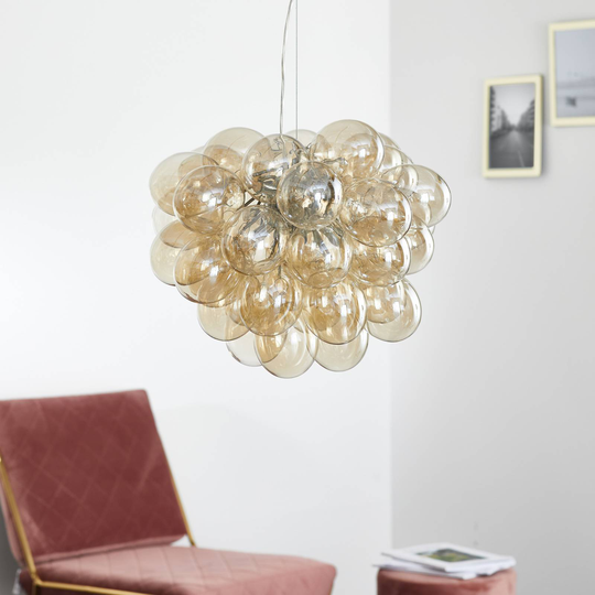 By Rydéns Gross pendellampa, 50 cm, bärnsten