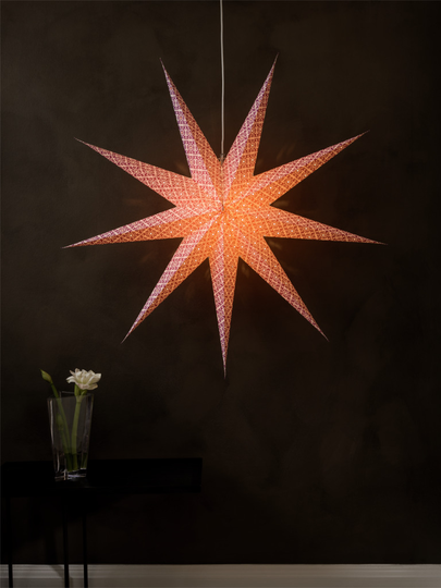 Pappersstjärna 115cm (Lila)