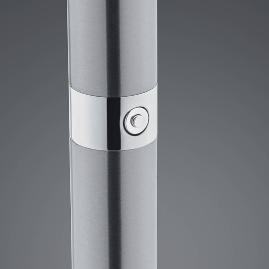 B-Leuchten Findus LED-golvlampa 1 lampa nickel