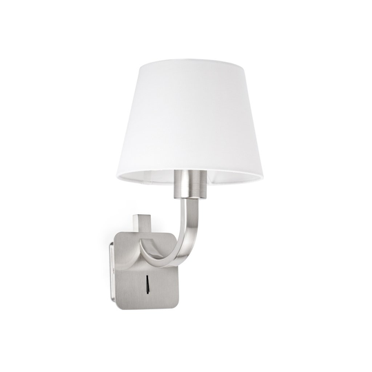 Essential vägglampa (Nickel)