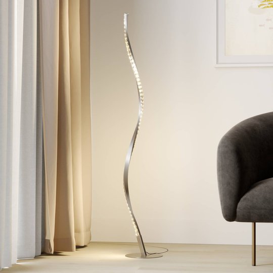 Lindby Criostal LED-golvlampa med färgväxling