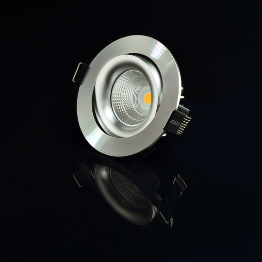 Downl. Tilt 7W 3000K m drivdon, Alu