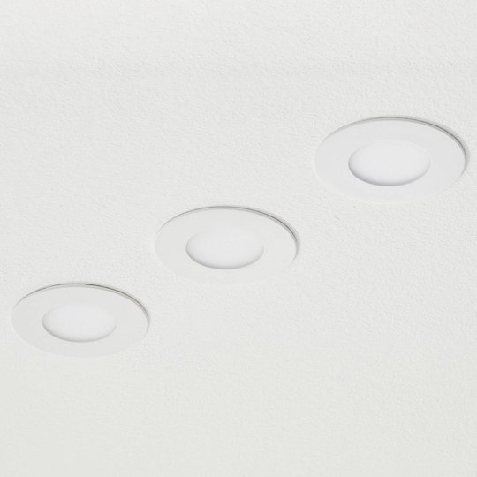 EGLO connect Fueva-C inbyggnadsspot 3 x 3 W, vit