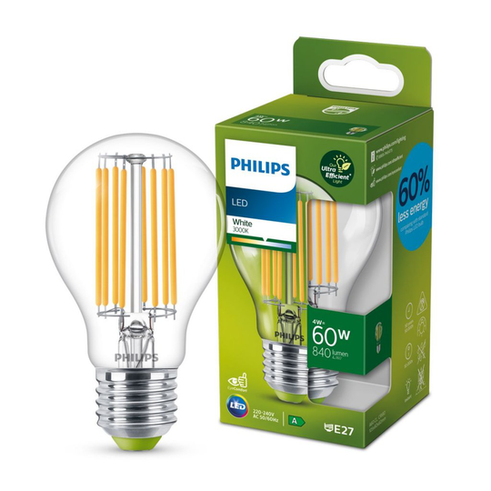 E27 4W LED Normal Klar