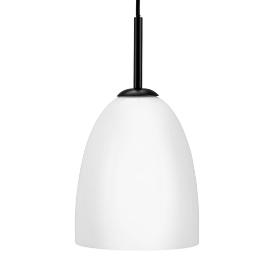 Dyberg Larsen Jazz hänglampa opal/svart 18 cm