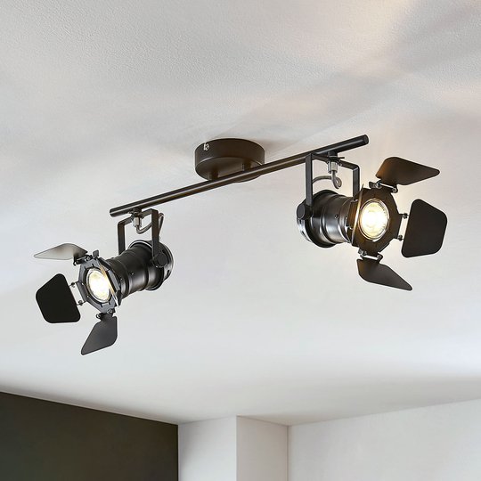 Taklampa Tilen, 2 lampor strålkastaroptik