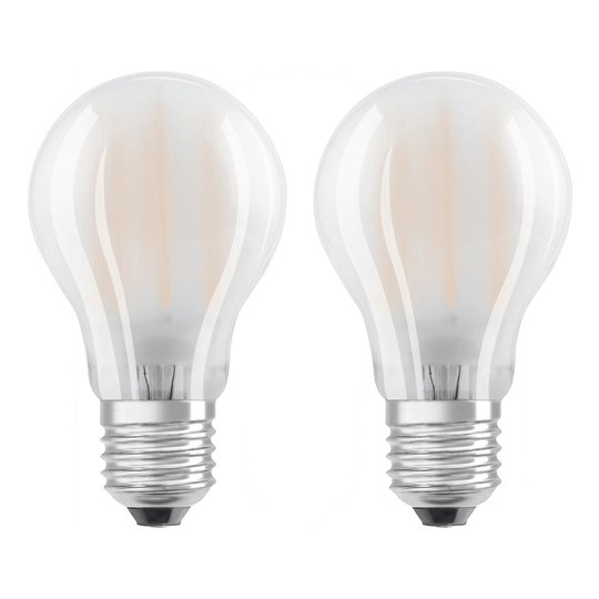 LED-lampa E27 4W, varmvit i 2-pack