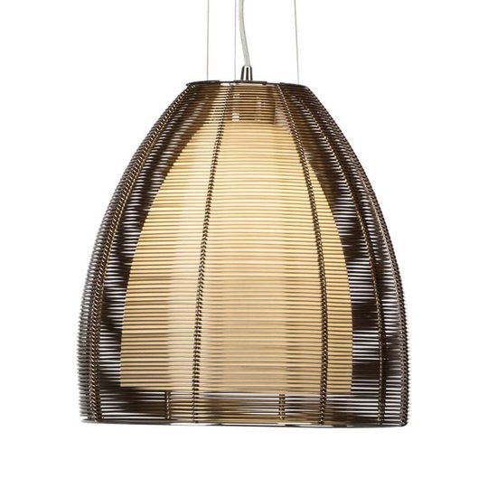 Hänglampa Relax, 1 lampa 30 cm brons