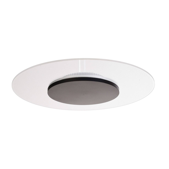 LED-taklampa Zaniah, 360°-ljus, 18W, svart