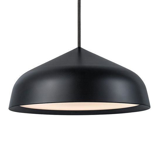 LED-hänglampa Fura, 25 cm, svart