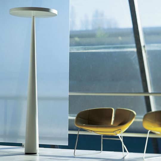 Prandina Equilibre Halo F3 golvlampa vit