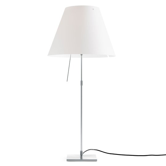 Luceplan Costanza bordslampa D13i aluminium/vit