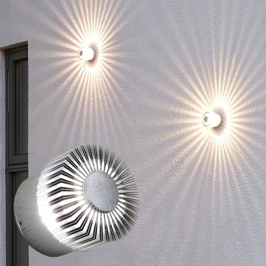 Effektfull utomhusvägglampa Monza