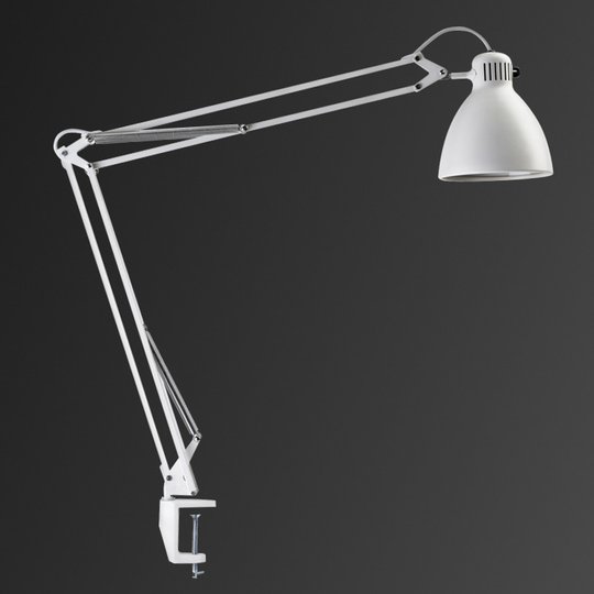Innovativa Klämlampan L-1 LED vit