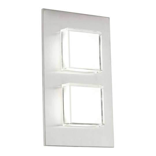 Tvålågig LED-utomhusvägglampa Pias