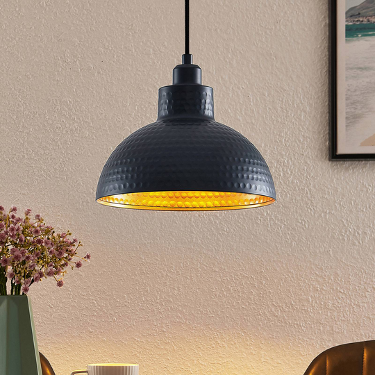 Lindby Zelotta pendellampa, 1 lampa, svart