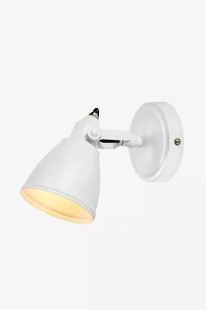 Fjällbacka Vägglampa 1 IP44 Vit