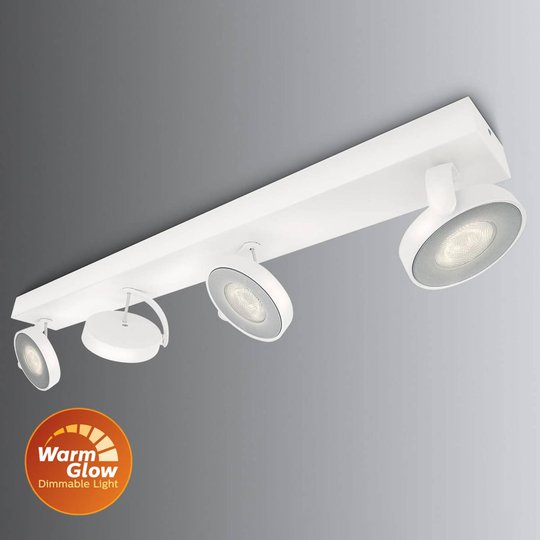 Varm belysning – LED-takspotlight Clockwork