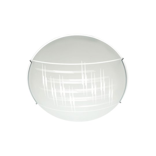 Taklampa Scratch av glas, Ø 30 cm