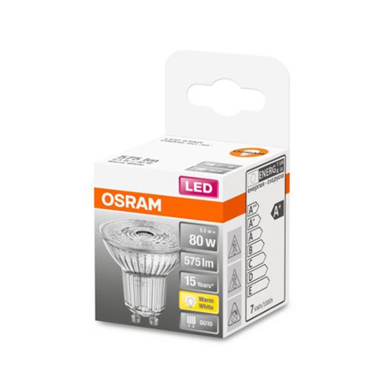 OSRAM LED-reflektor Star GU10 6,9 W varmvit 36°