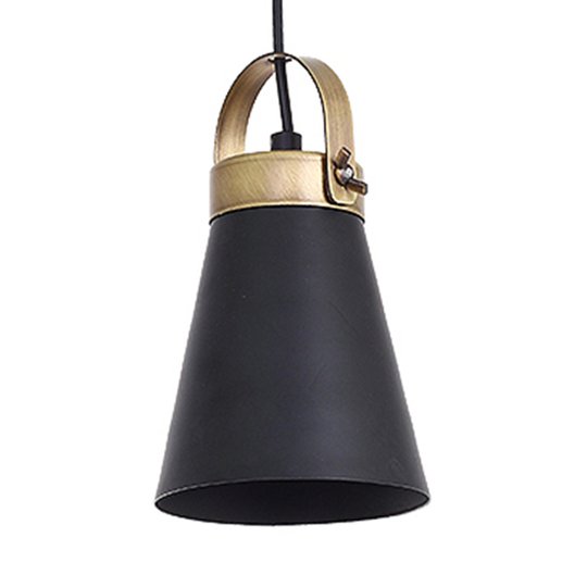 Hänglampa Atos svart/guld, 1 lampa