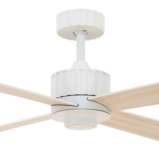 Takfläkt Newport LED-lampa, vit/ek