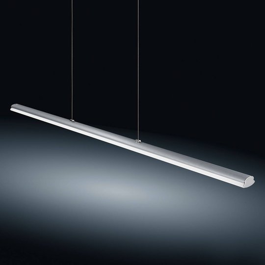 Helestra Venta LED-hänglampa nickel, 116,5 cm
