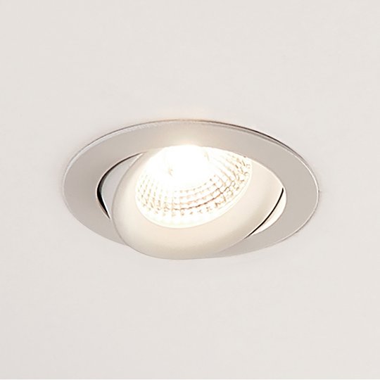 Arcchio Ozias LED-inbyggnadsspot vit, 6W