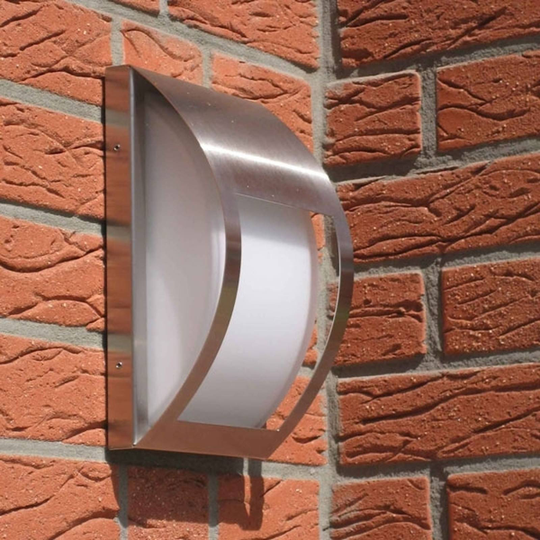 Utomhusvägglampa 436 av rostfritt stål