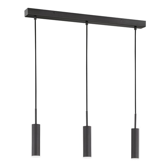 Schöner Wohnen Stina LED-hänglampa 3 lampa svart