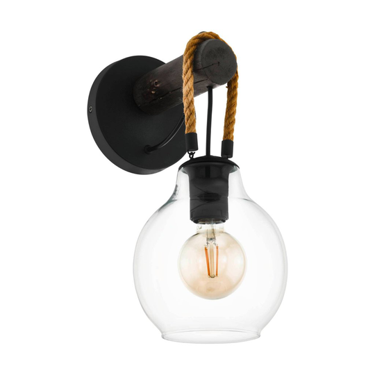 Roding vägglampa (Svart)