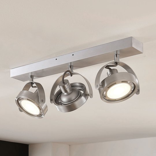 LED-spotlight Munin, dimbar alu 3 lampor