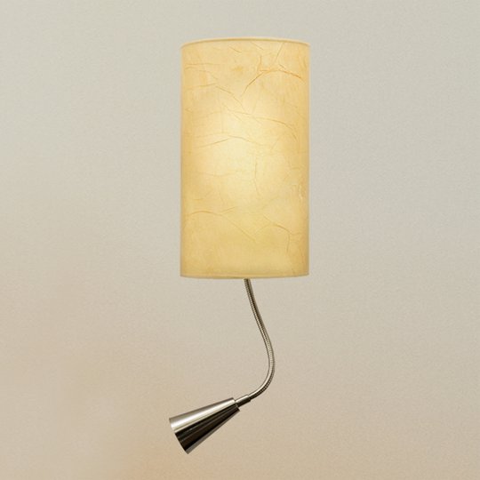 Vägglampa Melia med integrerad LED-läslampa