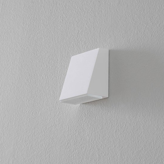 BEGA 78047 vägglampa trapets 3 000 K 9 cm vit