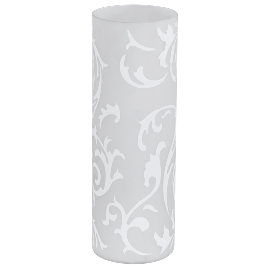 Geo mönster 35cm (Vit)