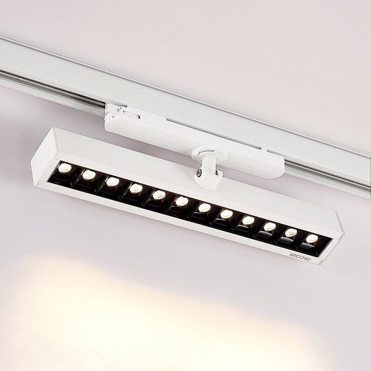 Arcchio Millay LED-skenspotlight vit 3 000 K
