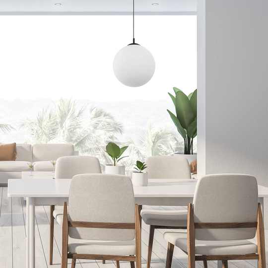 Hänglampa Maxi med glasskärm 1 lampa Ø 30 cm