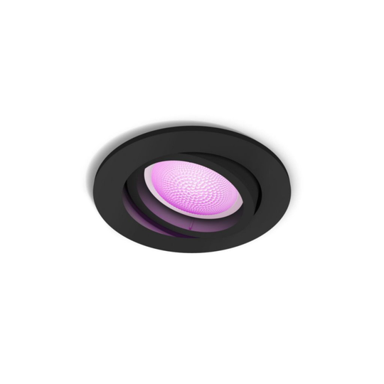 5,7W Centura Hue Wca Rund Svart