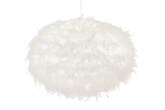 Dun taklampa 55cm (Vit)